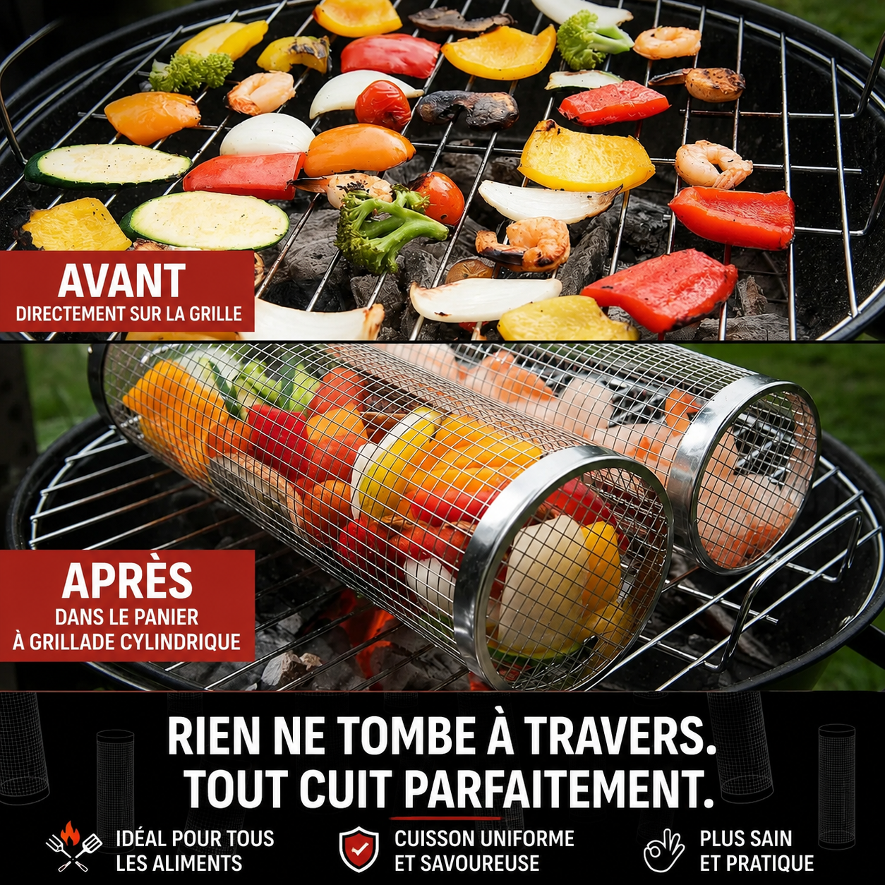 Panier Grill Rotatif