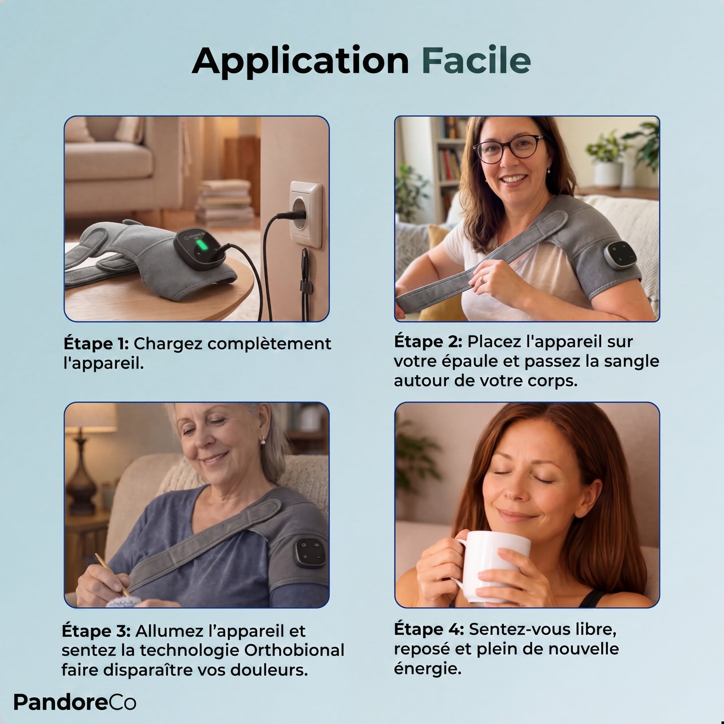Pandore Masseur d'Épaules 3-en-1™
