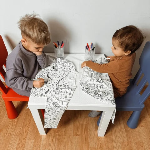 Pyjama à colorier (crayons de couleur inclus)