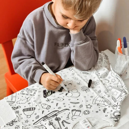 Pyjama à colorier (crayons de couleur inclus)