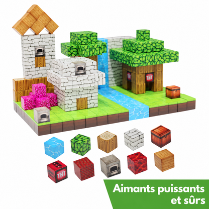 MagniCube – Blocs Magnétiques pour Moins d’Écran et des Heures de Jeu