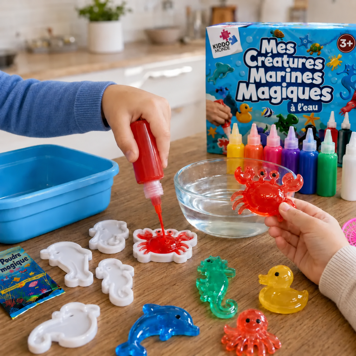 Magic Water Squishies – Créez vos propres figurines 3D magiques | Dès 3 ans