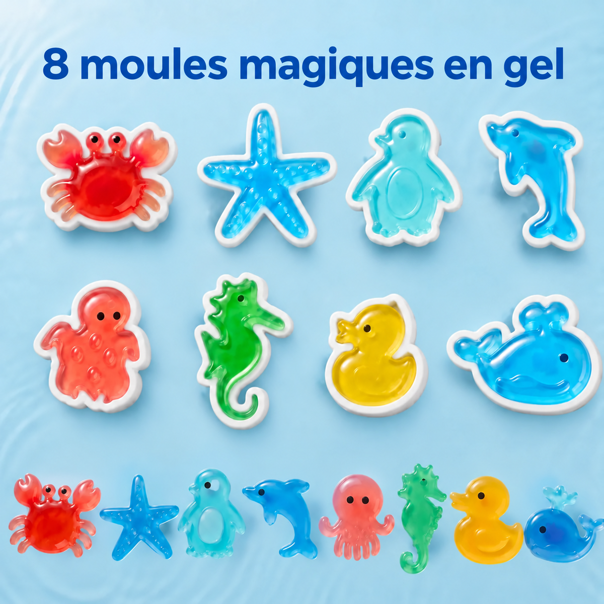 Magic Water Squishies – Créez vos propres figurines 3D magiques | Dès 3 ans