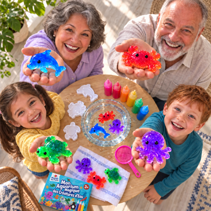 Magic Water Squishies – Créez vos propres figurines 3D magiques | Dès 3 ans