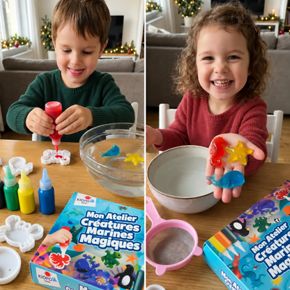 Magic Water Squishies – Créez vos propres figurines 3D magiques | Dès 3 ans