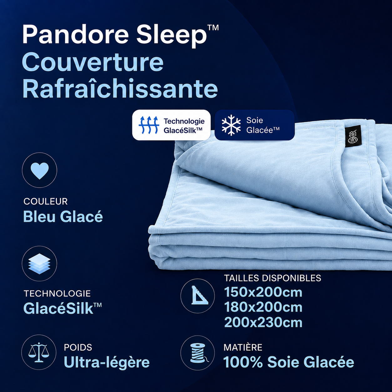 Pandore Sleep | Couverture Rafraîchissante pour l'Été
