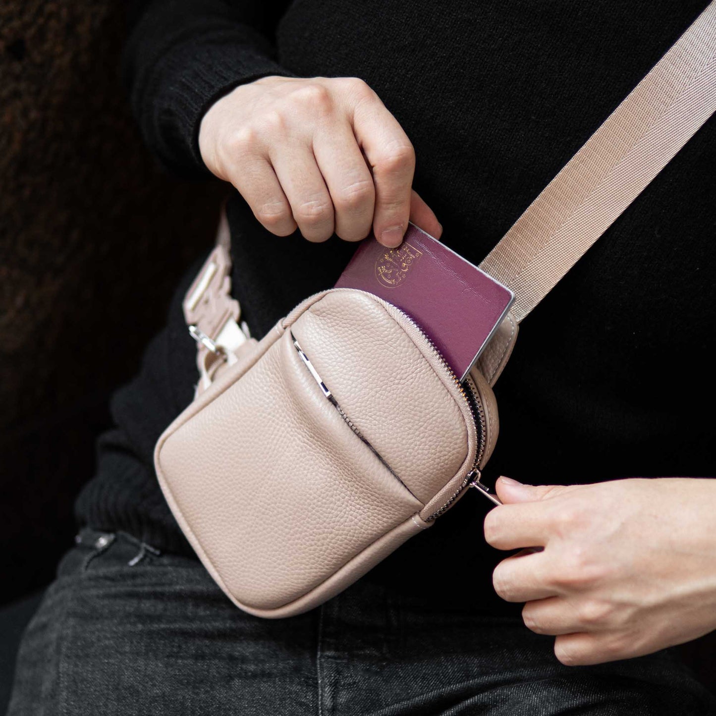 Sac bandoulière de voyage | Cuir