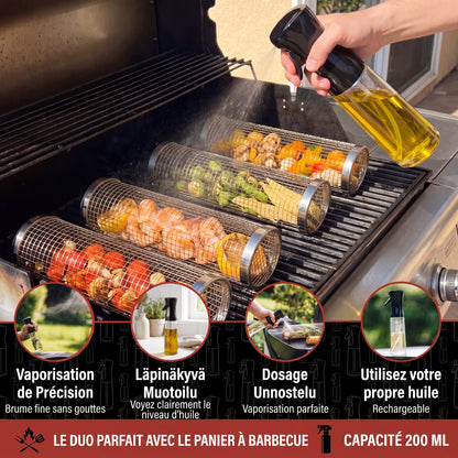 Bouteille Spray de grill — Pour des résultats encore meilleurs