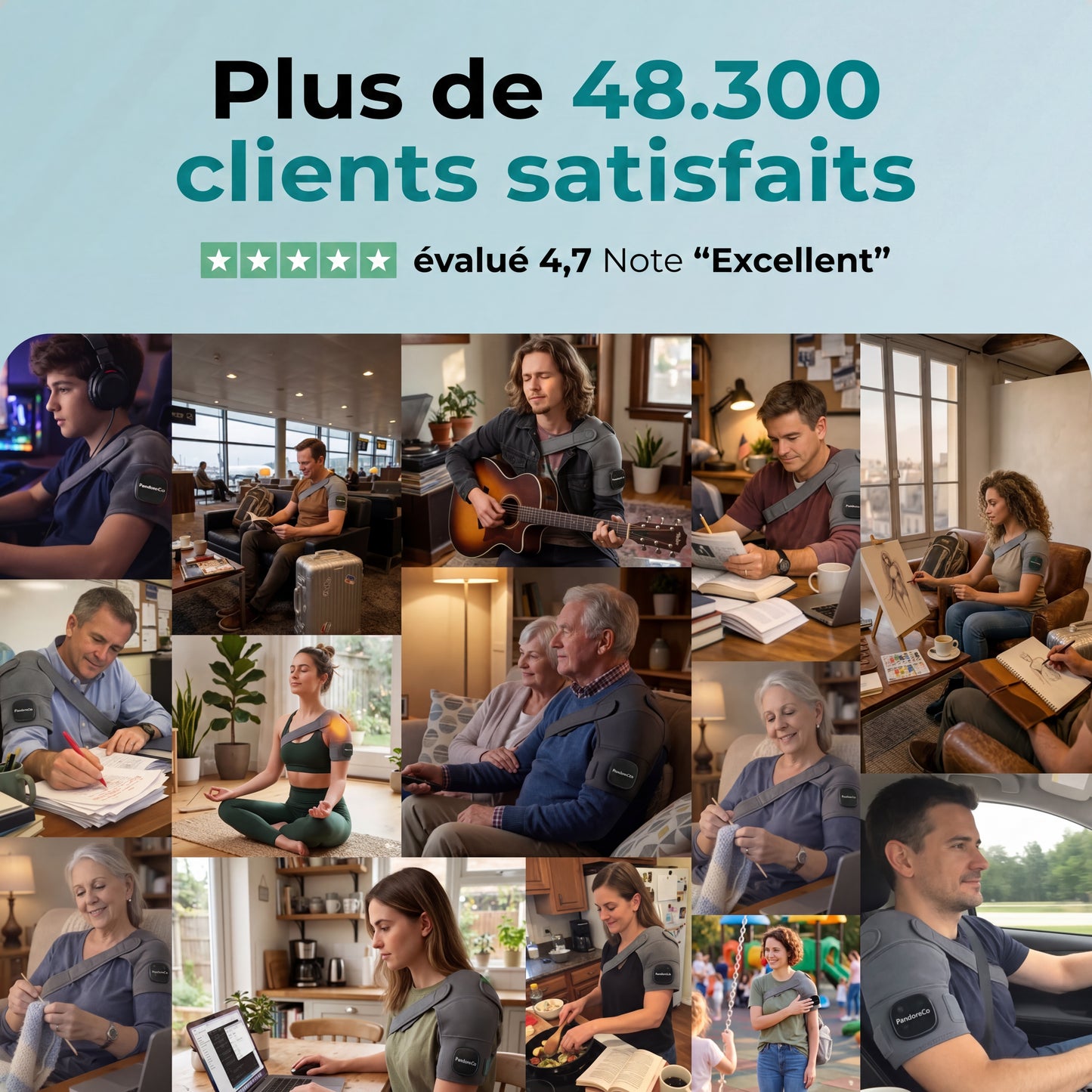 Pandore Masseur d'Épaules 3-en-1™