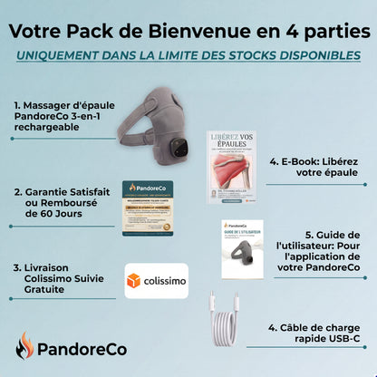 Pandore Masseur d'Épaules 3-en-1™