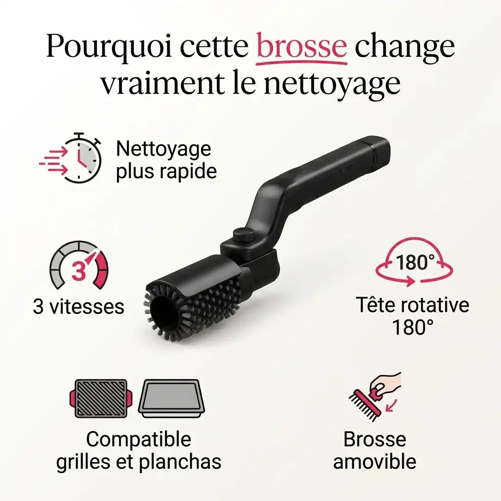 Brosse de nettoyage pour BBQ