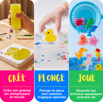 Magic Water Squishies – Créez vos propres figurines 3D magiques | Dès 3 ans