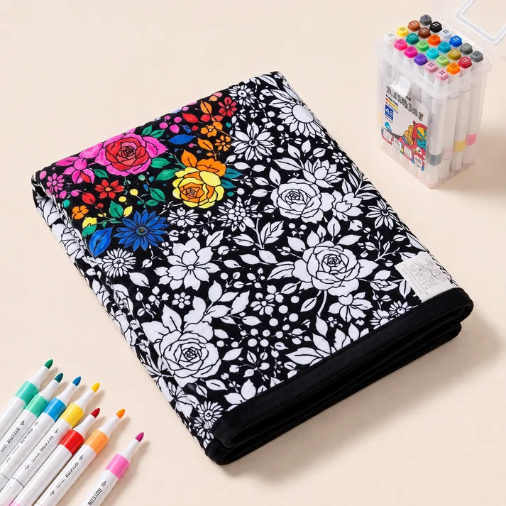 Couverture à colorier personnalisable