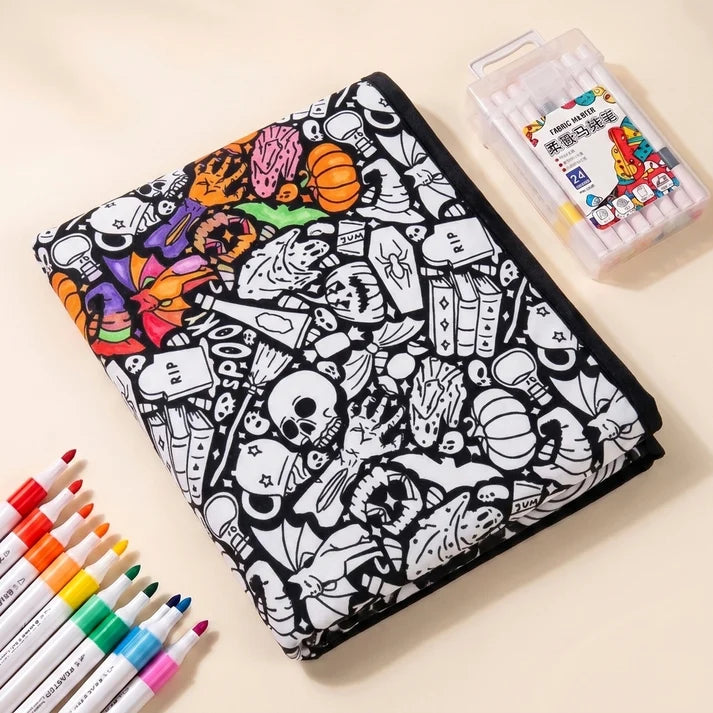 Couverture à colorier personnalisable