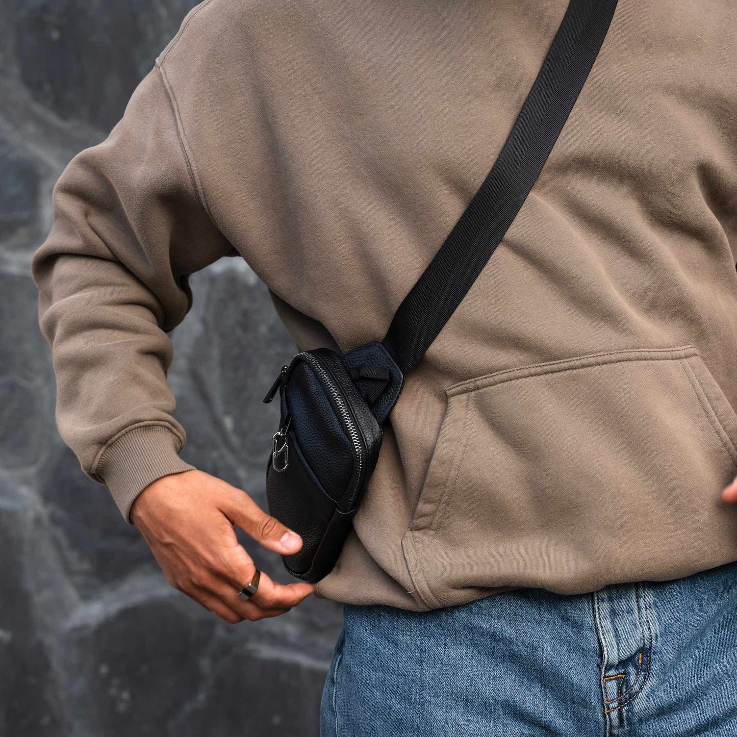 Sac bandoulière de voyage | Cuir